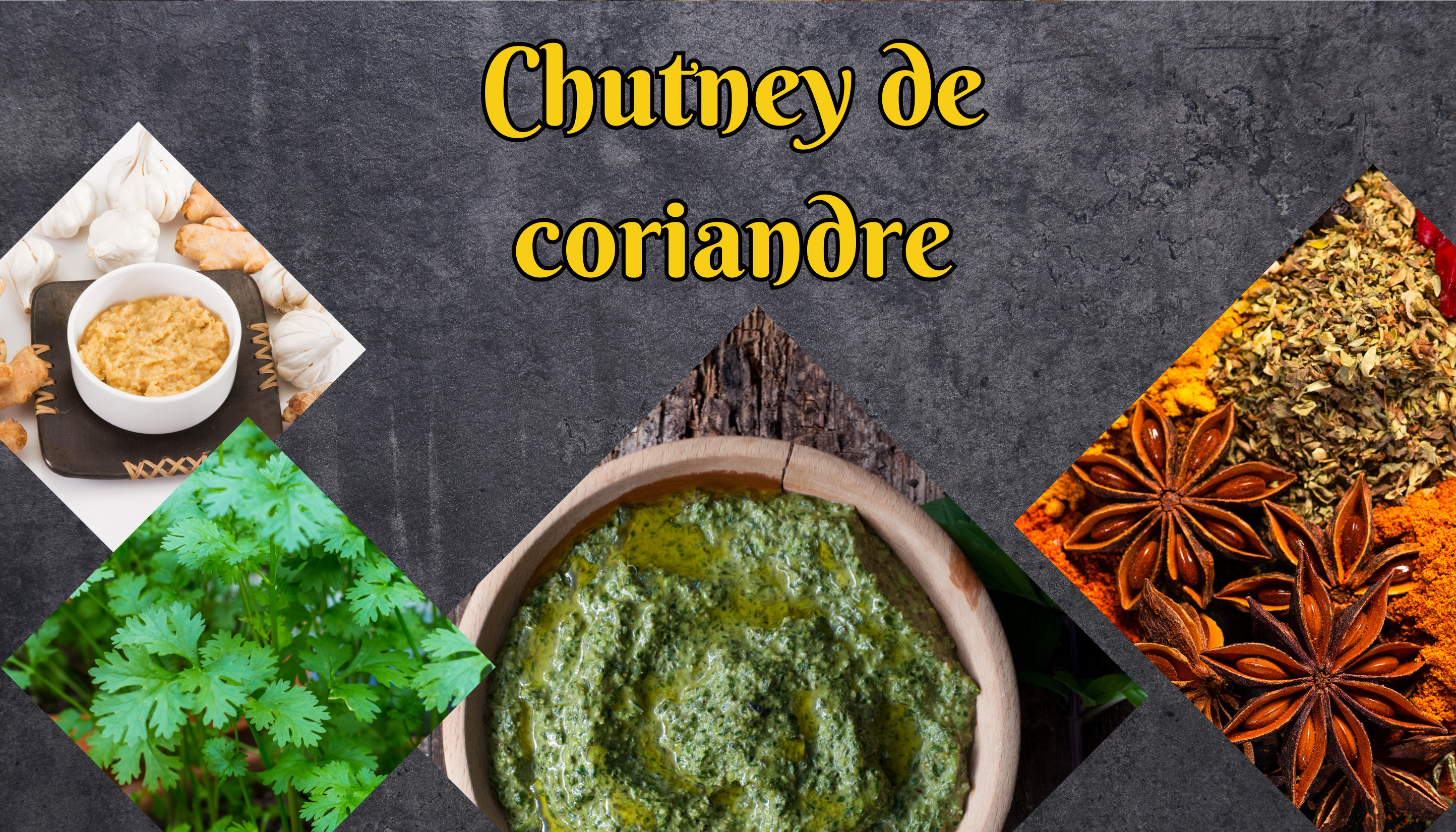 Chutney de noix de coco indien