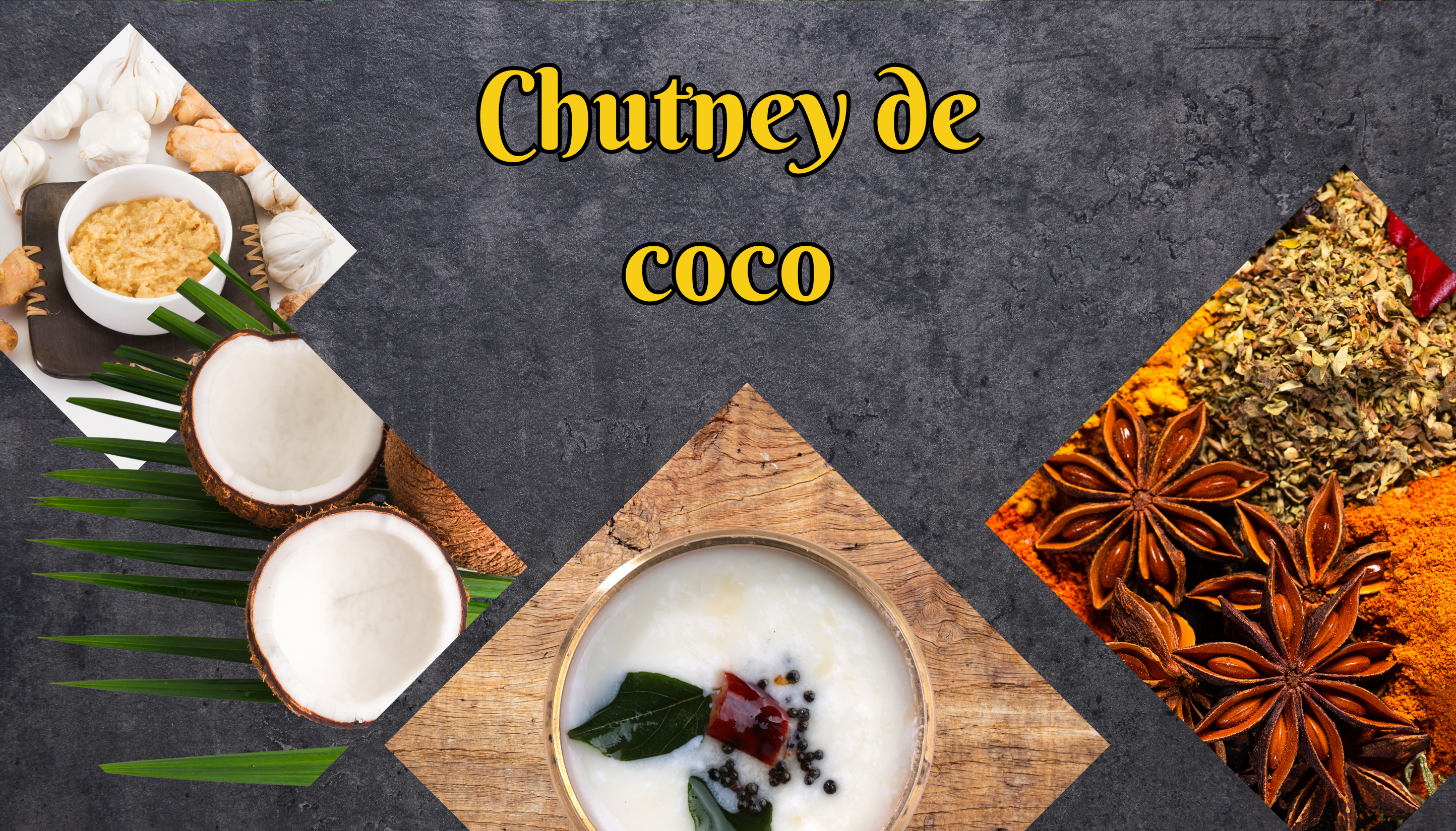 Chutney de noix de coco indien